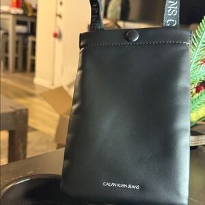 Calvin Klein Black Crossbody Belt Bag